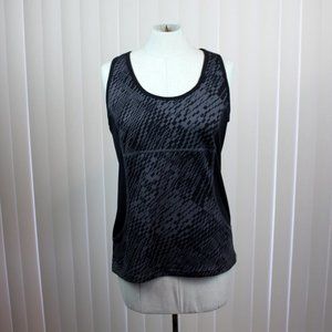 Tek Gear Black and Gray Racerback Tank size Large